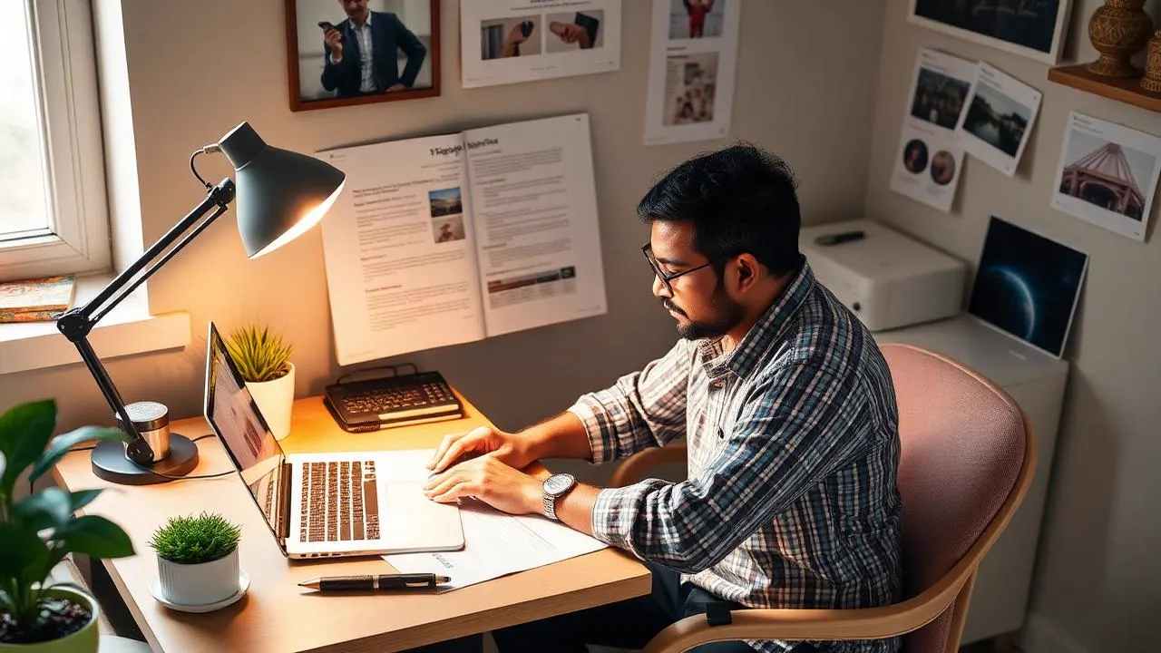 Verified content writer working on website and blog content for a business in Chennai