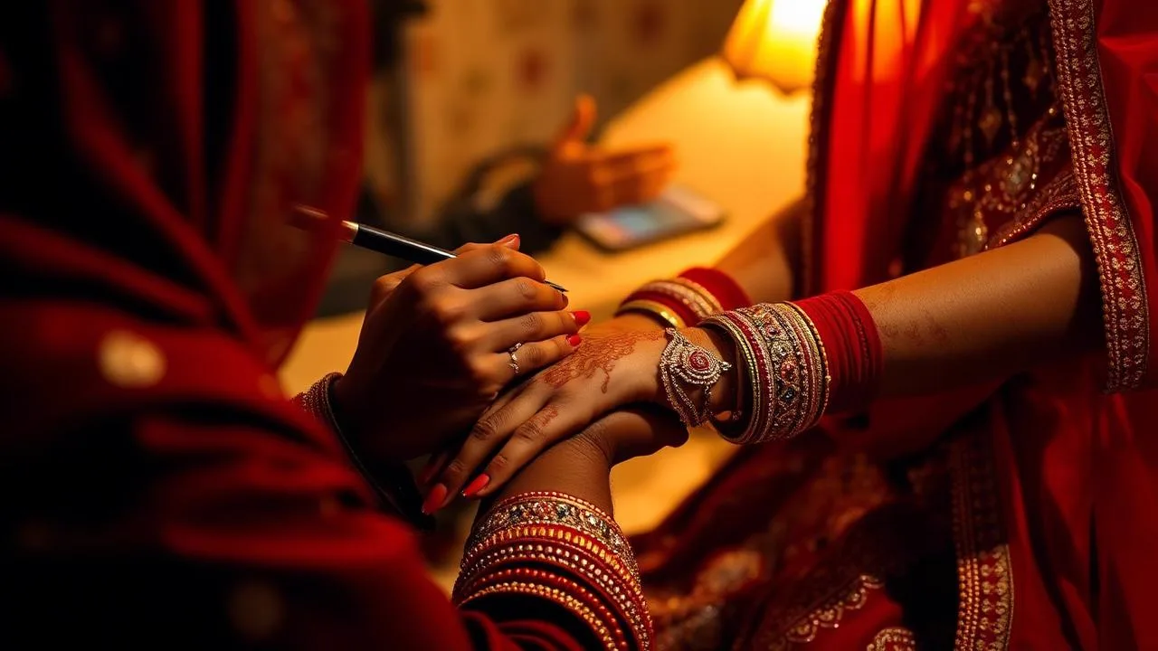 Verified mehendi artist applying bridal henna design at a home in Delhi