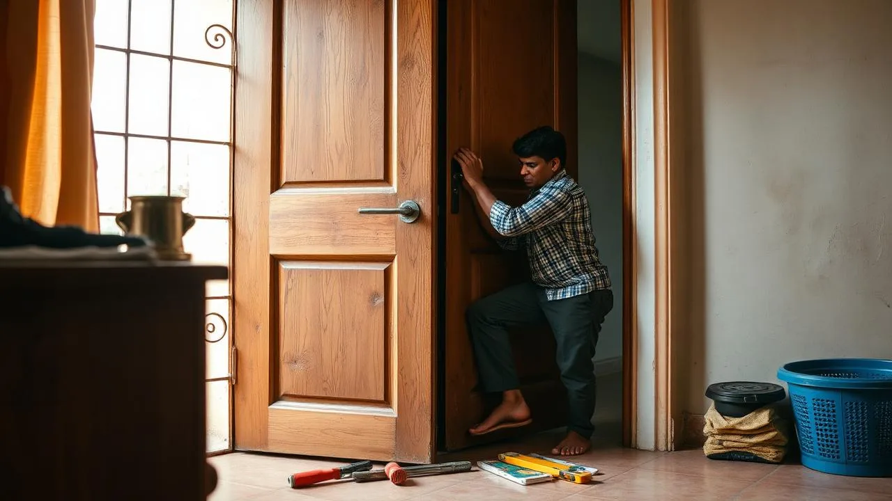 Verified carpenter building custom wooden furniture in Chennai