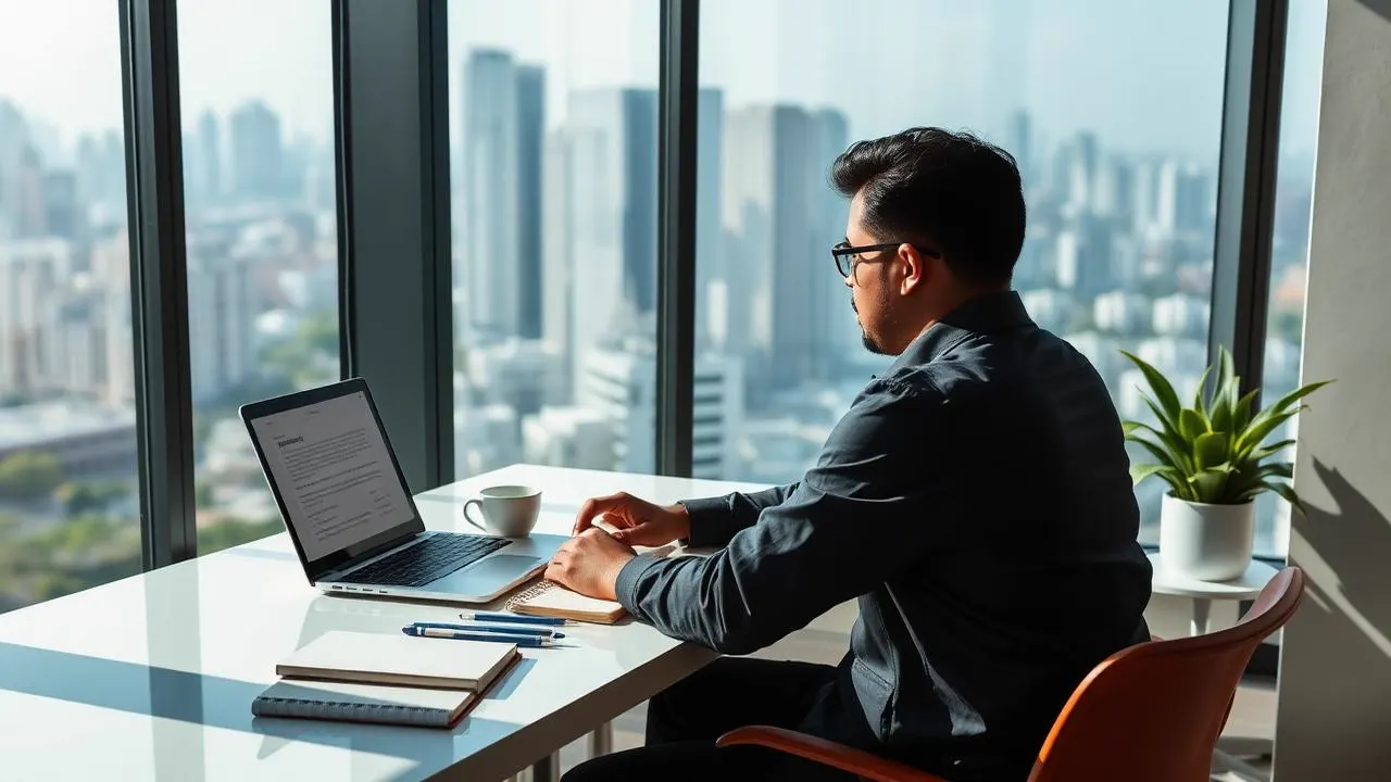 Verified content writer working on website and blog content for a business in Hyderabad