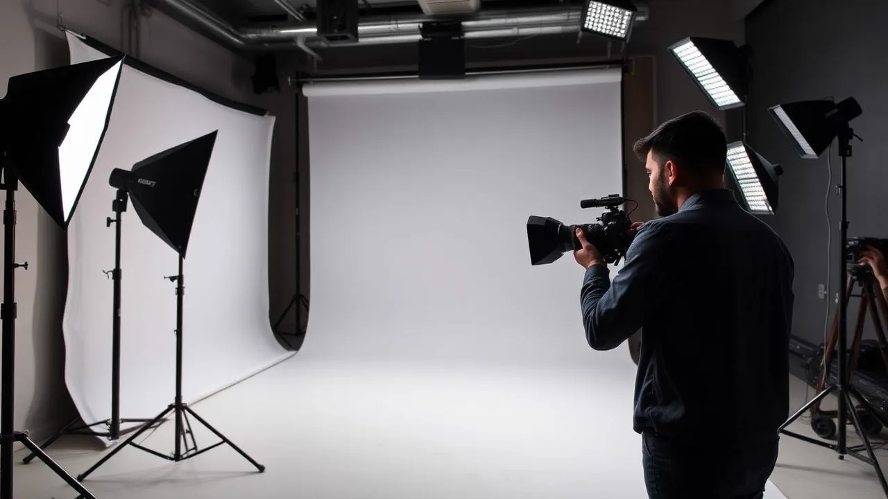 Professional photographer and videographer covering an event in Mumbai